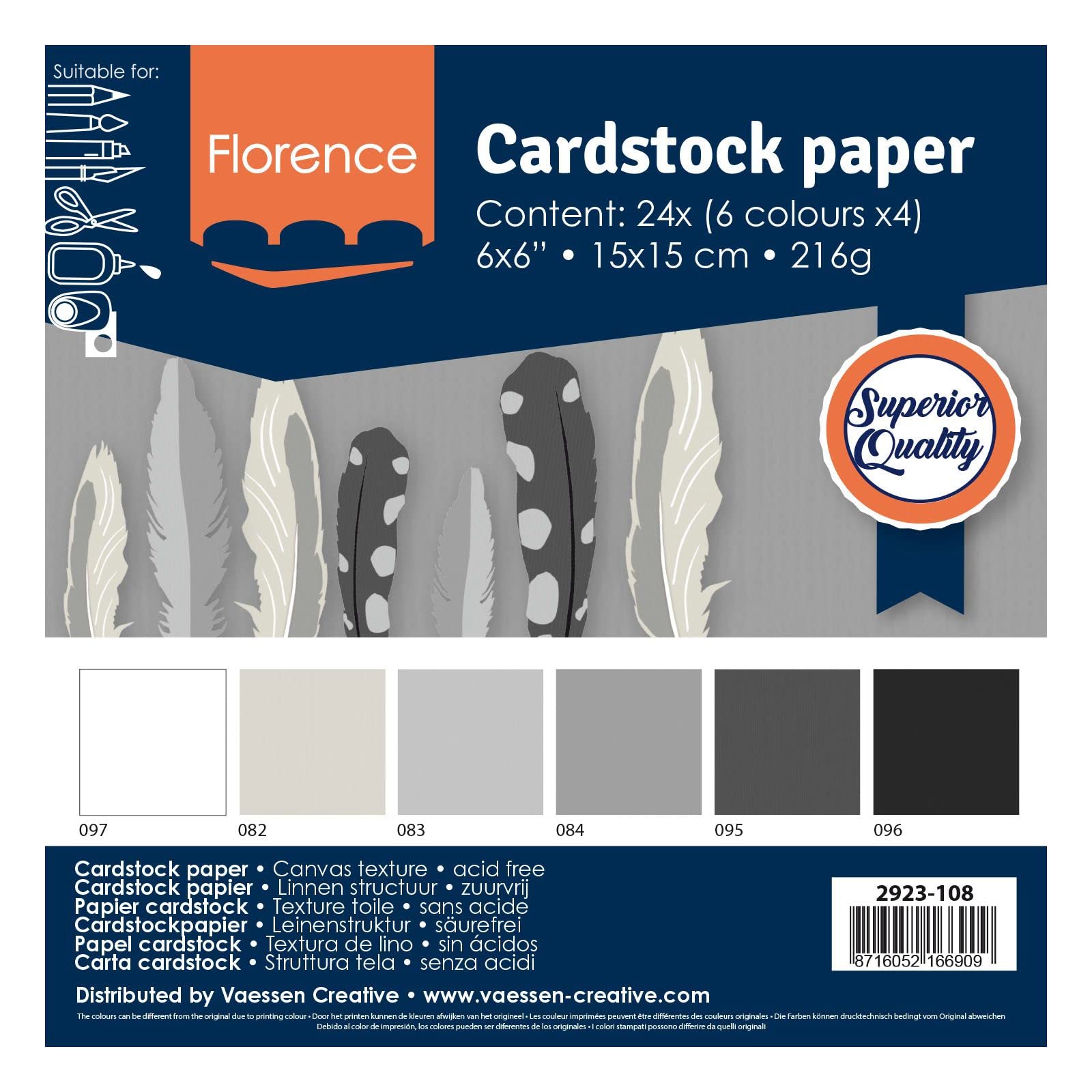vaessen-creative-florence-scrapbook-papier-15x15-cm-schwarz-24-blatt image 5