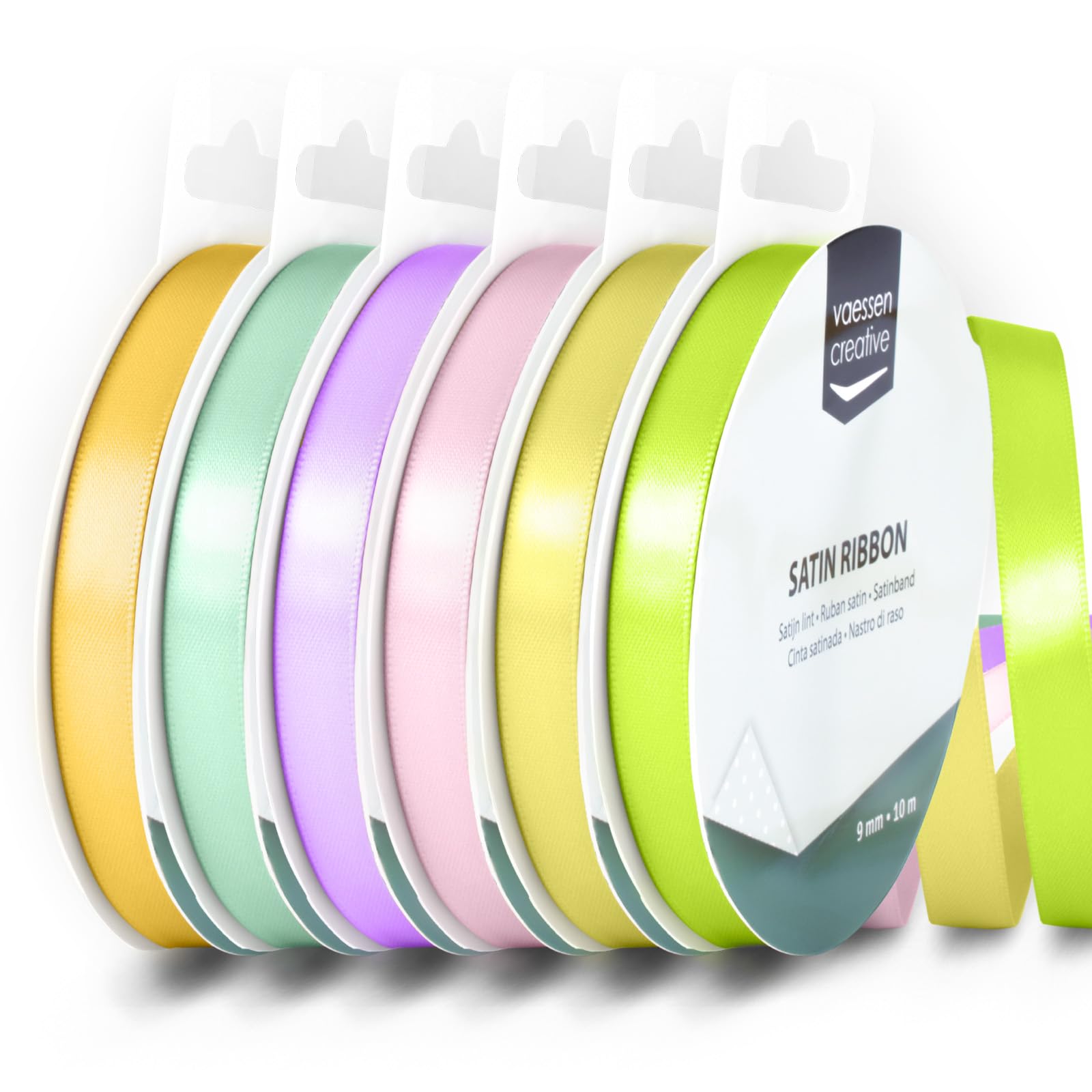 vaessen-creative-florence-satinband-9mm-10m-6-st-ck-bunt image 1