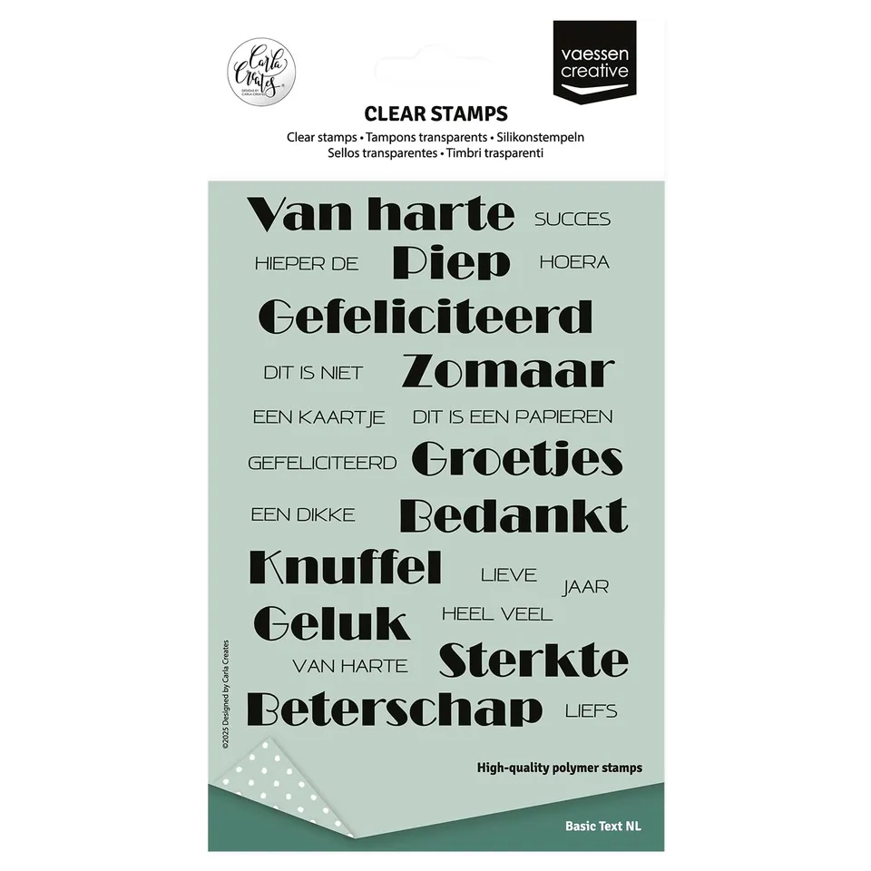 vaessen-creative-cut-easy-silikonstempel-niederl-ndische-texte-a6-set-mit-23-tra image 1