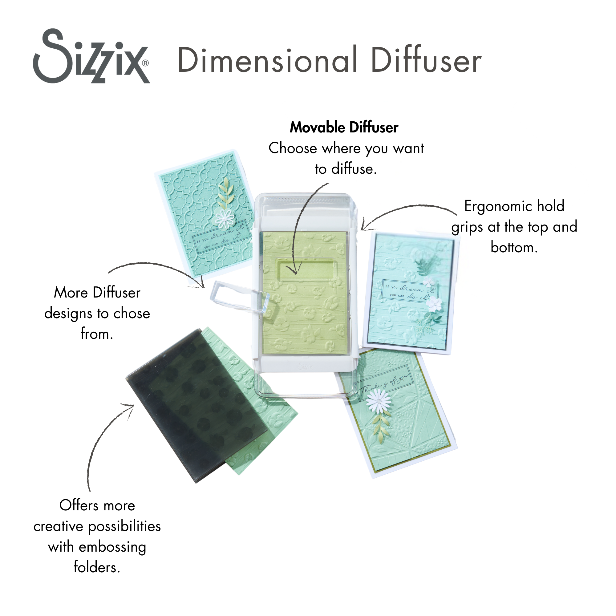 sizzix-big-shot-dimensional-diffuser-rechteck-starter-set-pr-gehilfe image 2