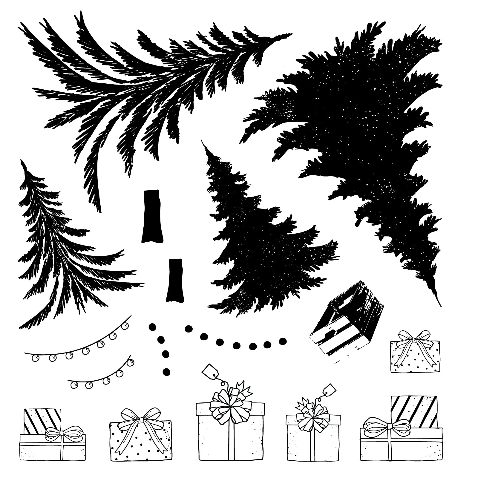 sizzix-trees-and-trinkets-stempel-stanzformen-set-32-teilig image 3