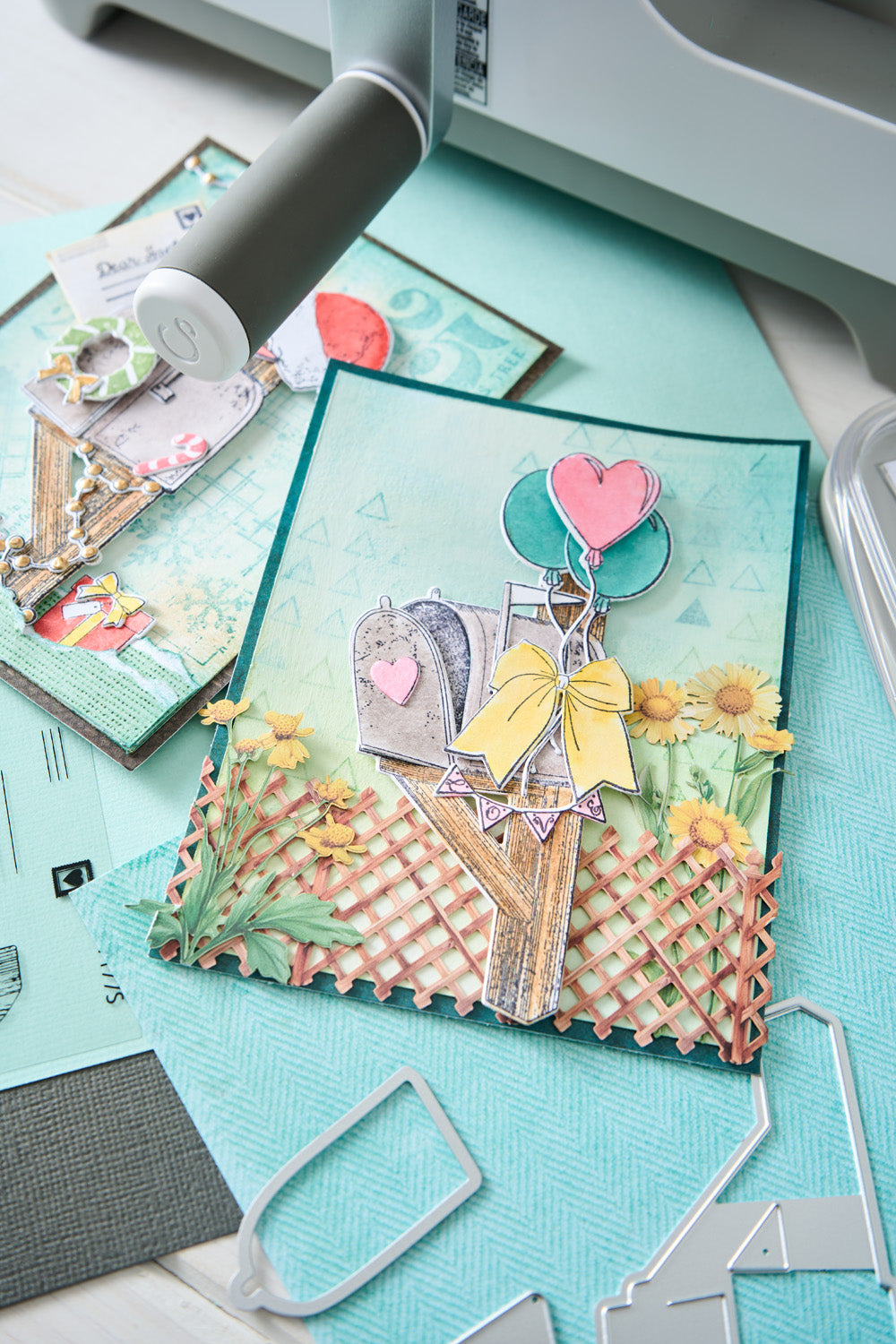 sizzix-framelits-with-stamps-letter-drop-stanz-set-briefkasten image 3