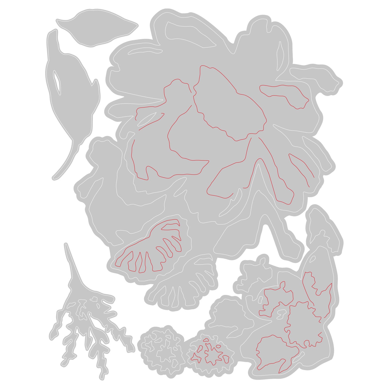 sizzix-thinlits-brushstroke-flowers-3-stanzschablonen-5-tlg image 2