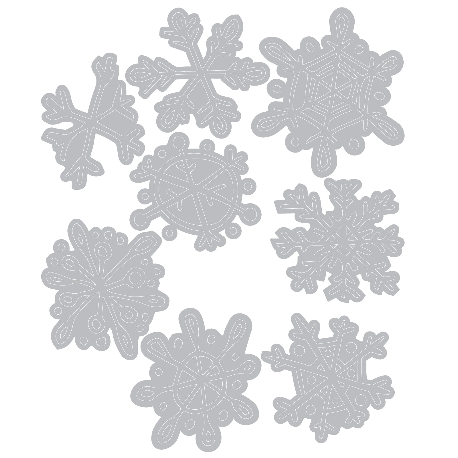 sizzix-thinlits-stanzschablone-scribbly-snowflakes-8tlg-holtz image 2