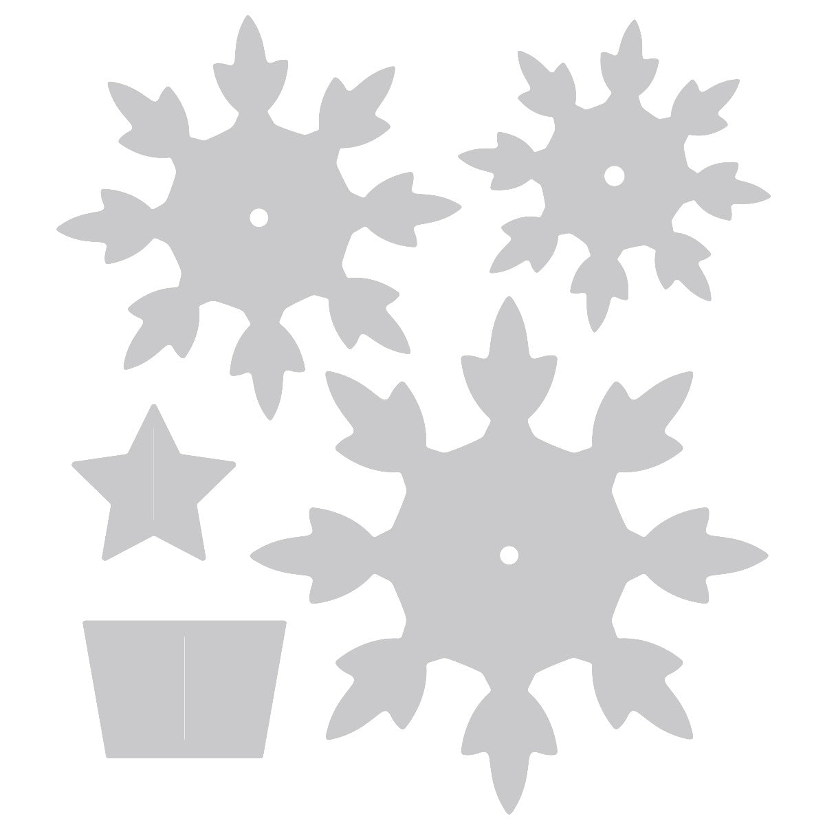 sizzix-bigz-snowflake-christmas-tree-stanzform-weihnachten image 2