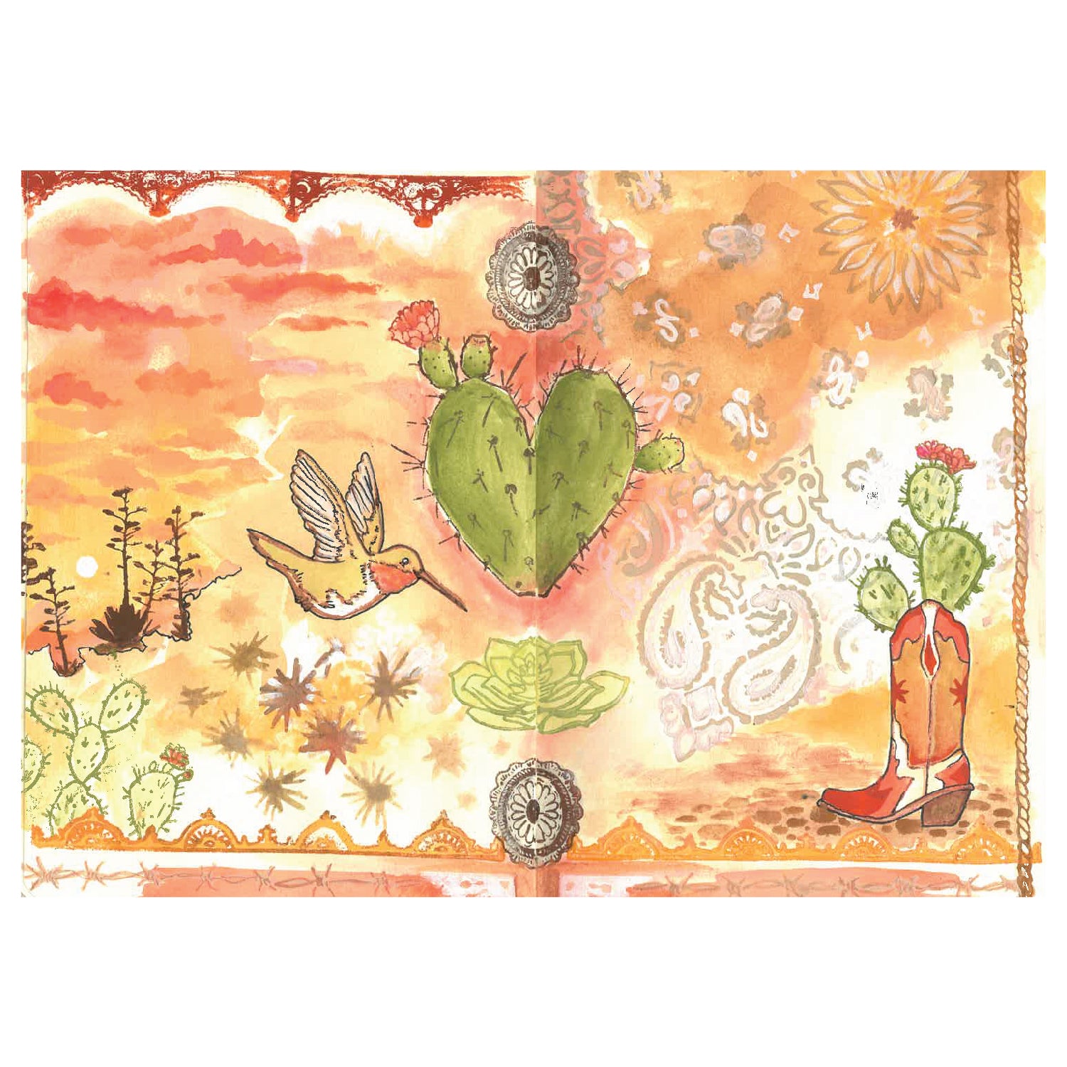 sizzix-studio-western-clear-stamps-22-tlg-stencils-vic-hollins image 1