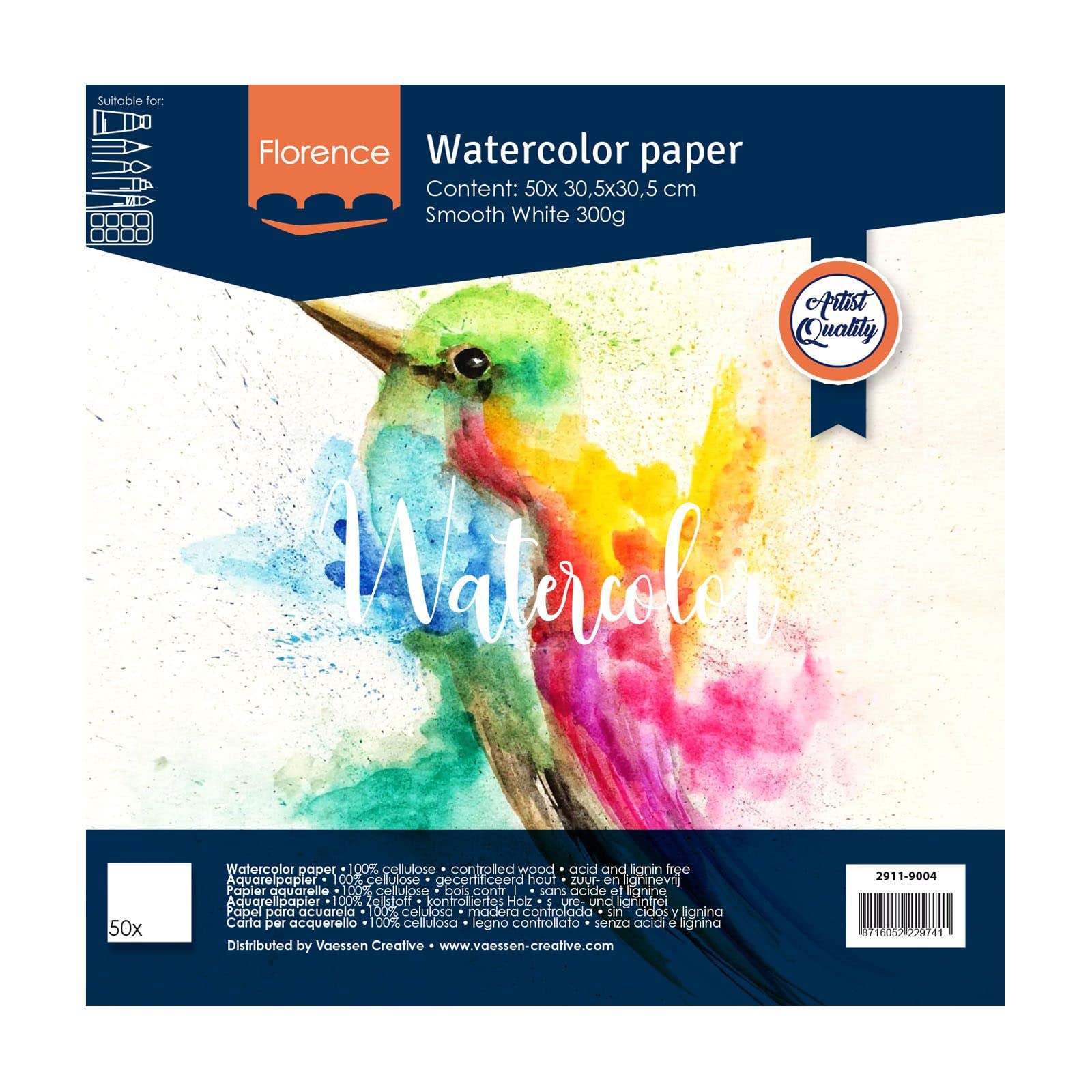 florence-aquarellpapier-glatt-wei-a5-300g-m-malblock image 4