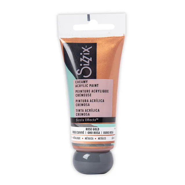 sizzix-effectz-creamy-matte-acrylfarbe-60ml-rose-gold image 1