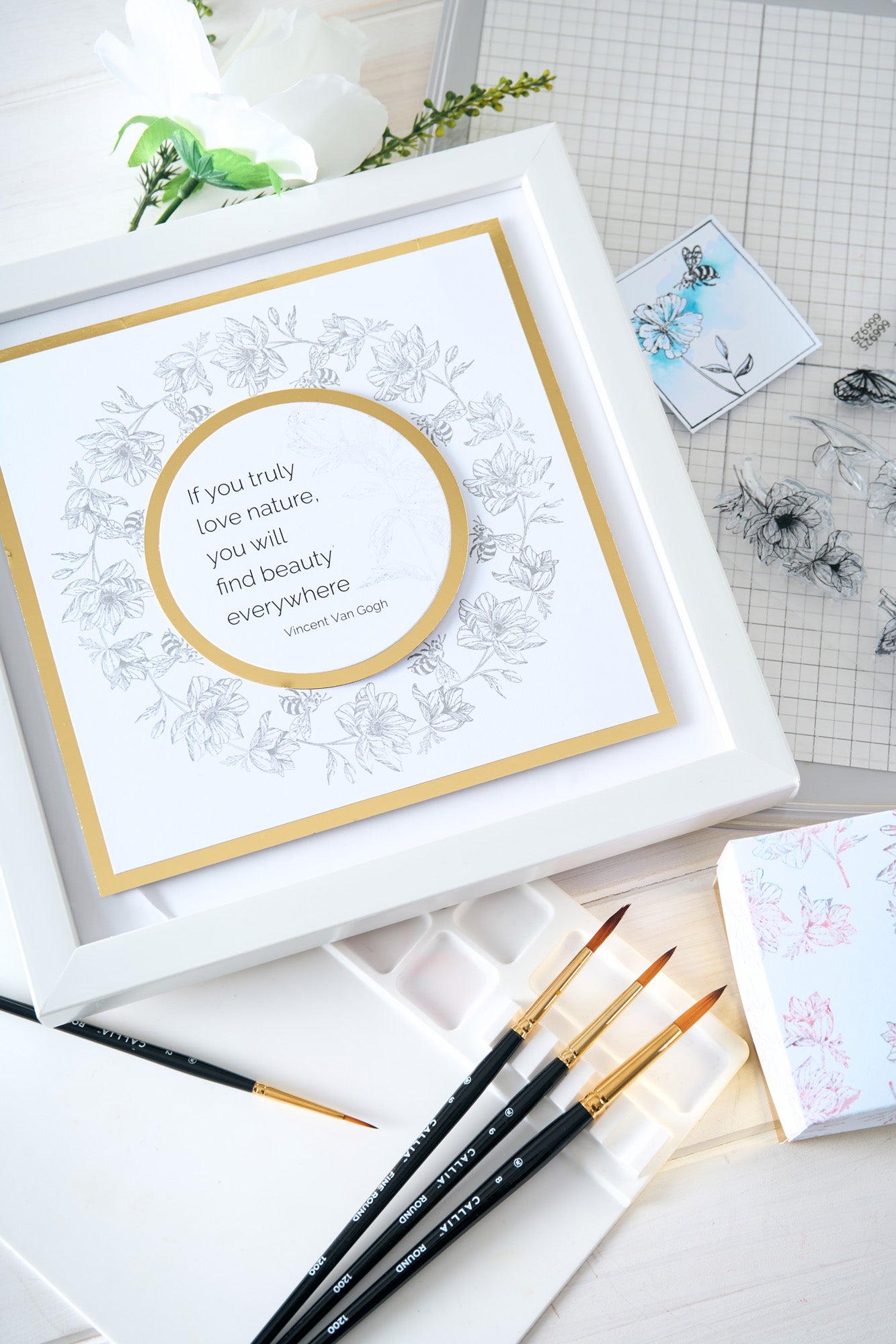sizzix-studio-floral-frames-mini-flowers-stempel-18tlg-rahmen image 3