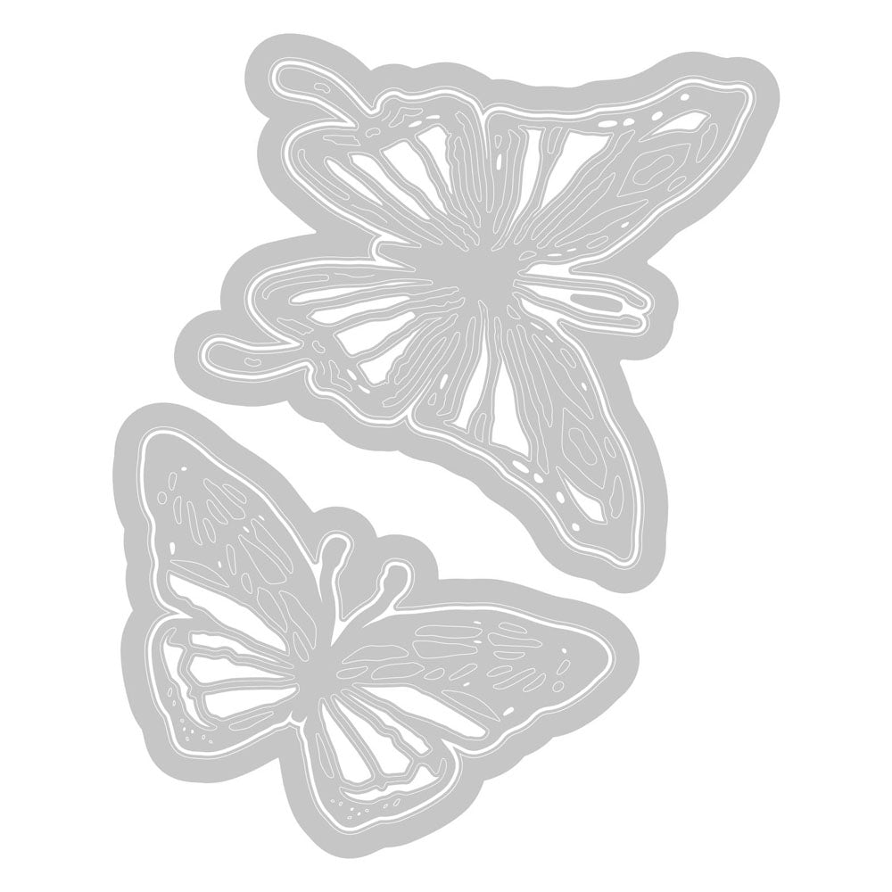 sizzix-thinlits-scribbly-butterfly-stanzschablonen-4tlg image 2
