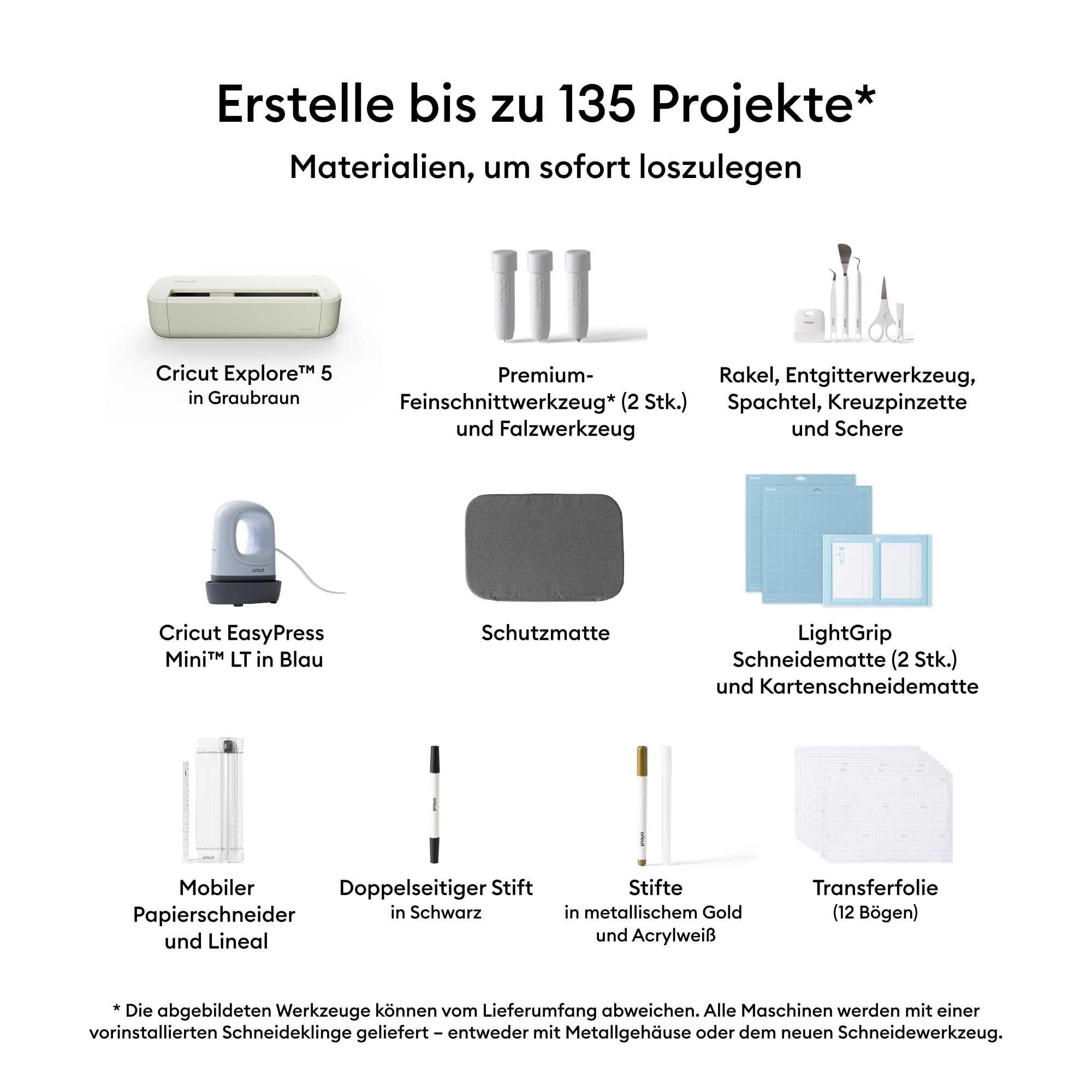 cricut-explore-5-ultimate-bundle-schneidemaschine-taupe image 2