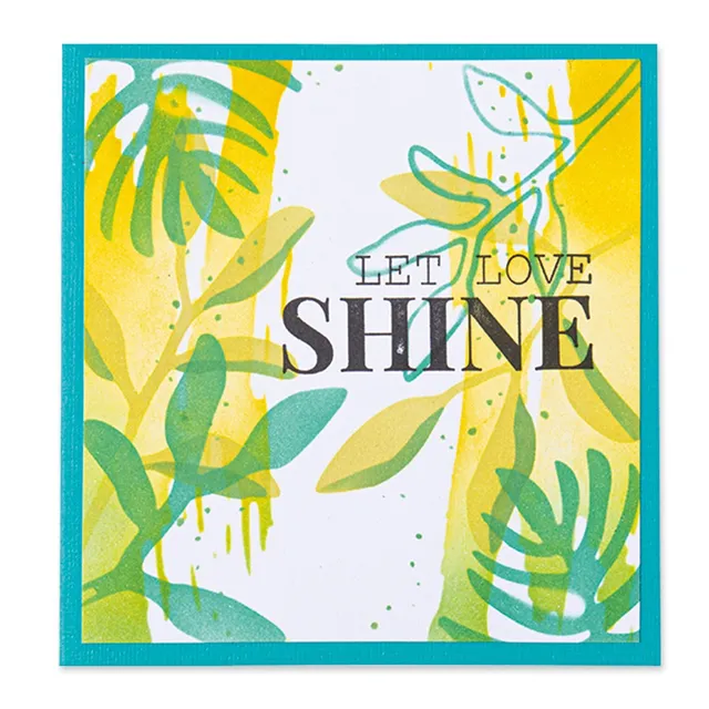 sizzix-layered-stencils-watercolor-leaves-schablonen-4er-bl-tter image 1