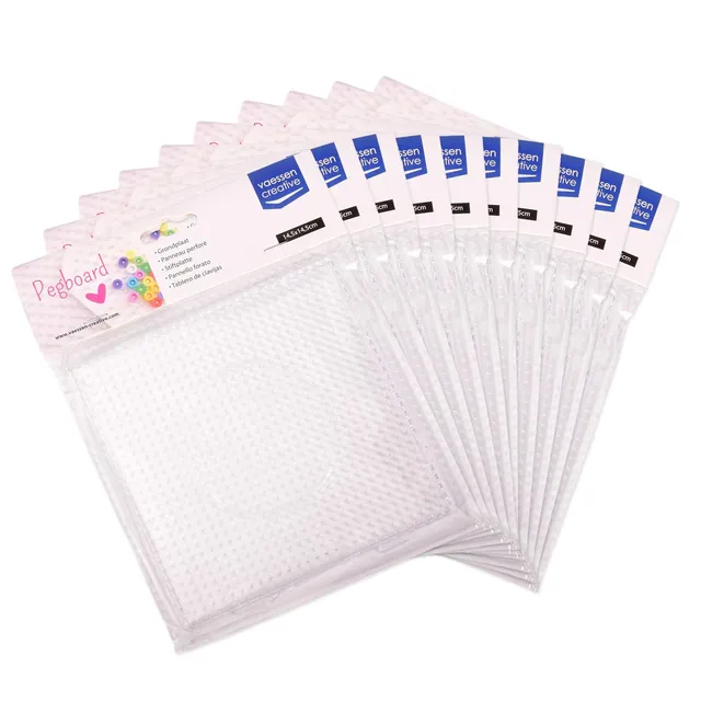 vaessen-creative-florence-stiftplatte-quadrat-10-st-ck-transparent image 1
