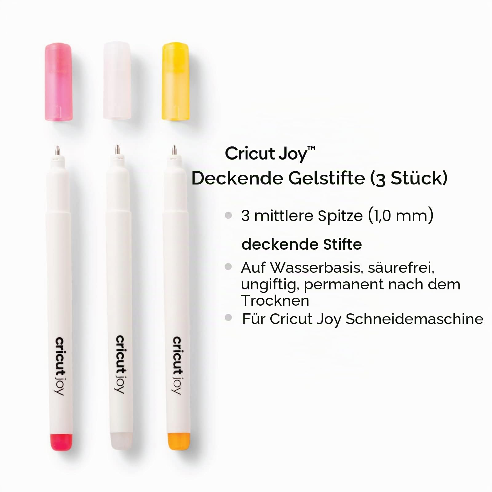 cricut-joy-2009380-gelstifte-deckend-wei-rosa-orange-3er image 3