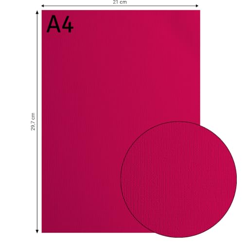 vaessen-creative-florence-tonkarton-a4-raspberry-rosa-25-blatt-216g image 6