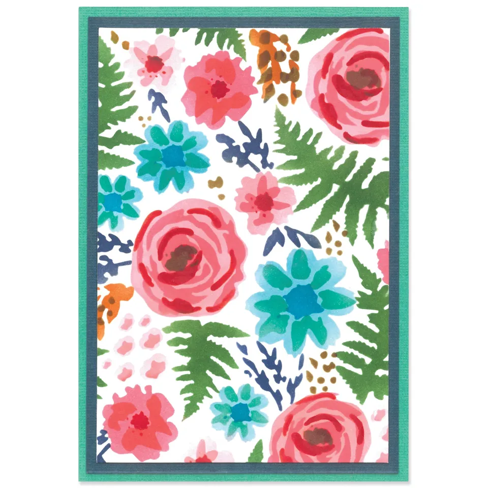 sizzix-layered-stencils-abstract-blooms-a6-4er-blumen image 1