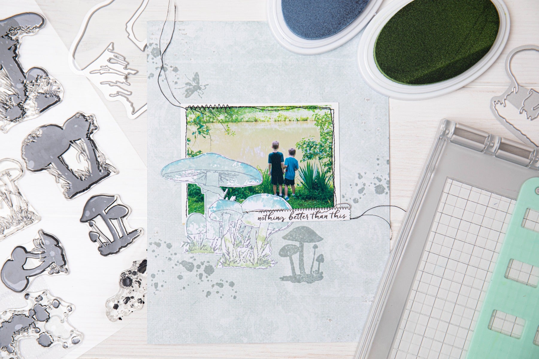 sizzix-framelits-painted-pencil-mushrooms-pilz-stempel-set image 5