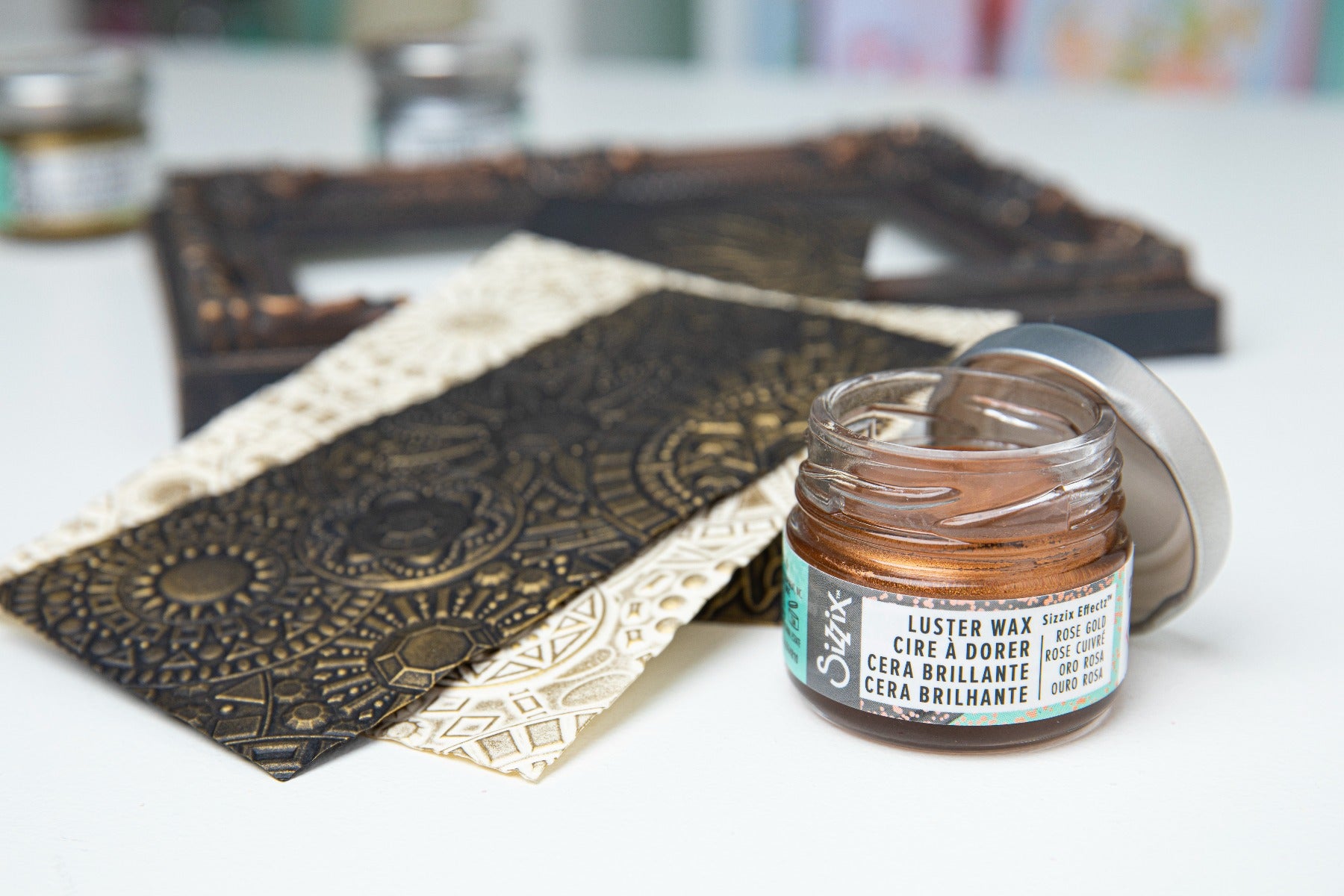 sizzix-effectz-luster-wax-rose-gold-glanzwachs-20ml image 2