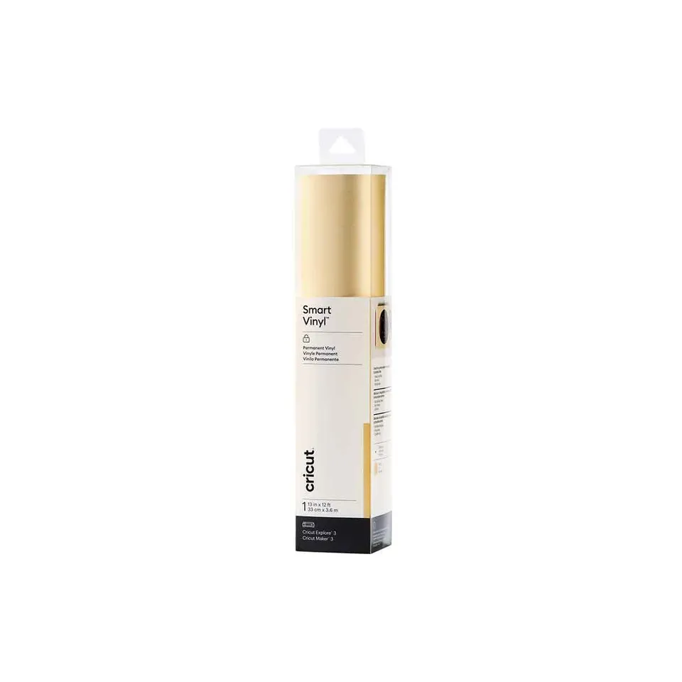 cricut-maker-smart-vinyl-permanent-klebefolie-shimmer-gold-33cmx3-6m image 1