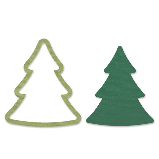 sizzix-framelits-tree-stanzschablonen-tannenbaum-2-tlg image 1