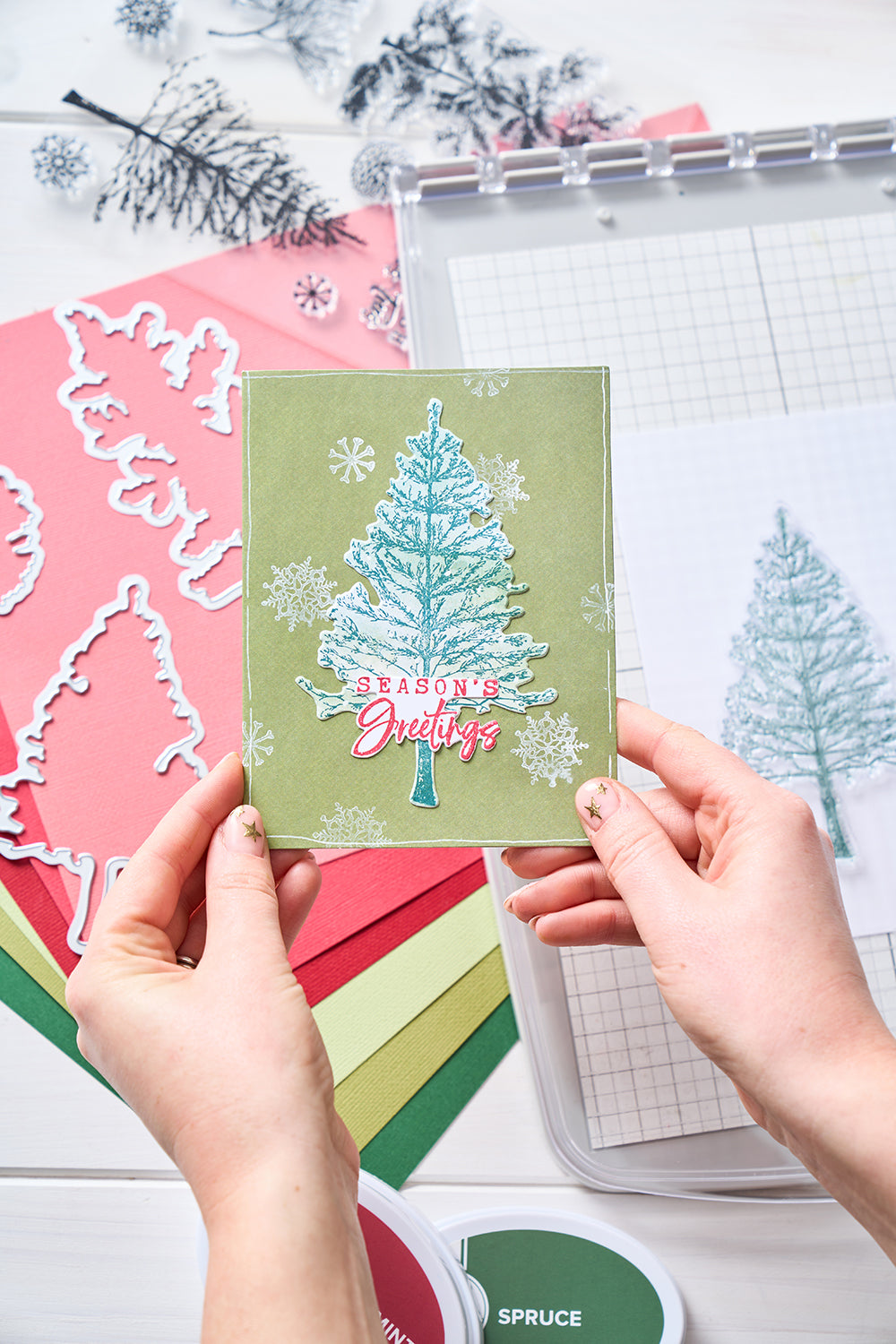 sizzix-framelits-pine-holidays-stempel-stanzen-a5-weihnachten image 4