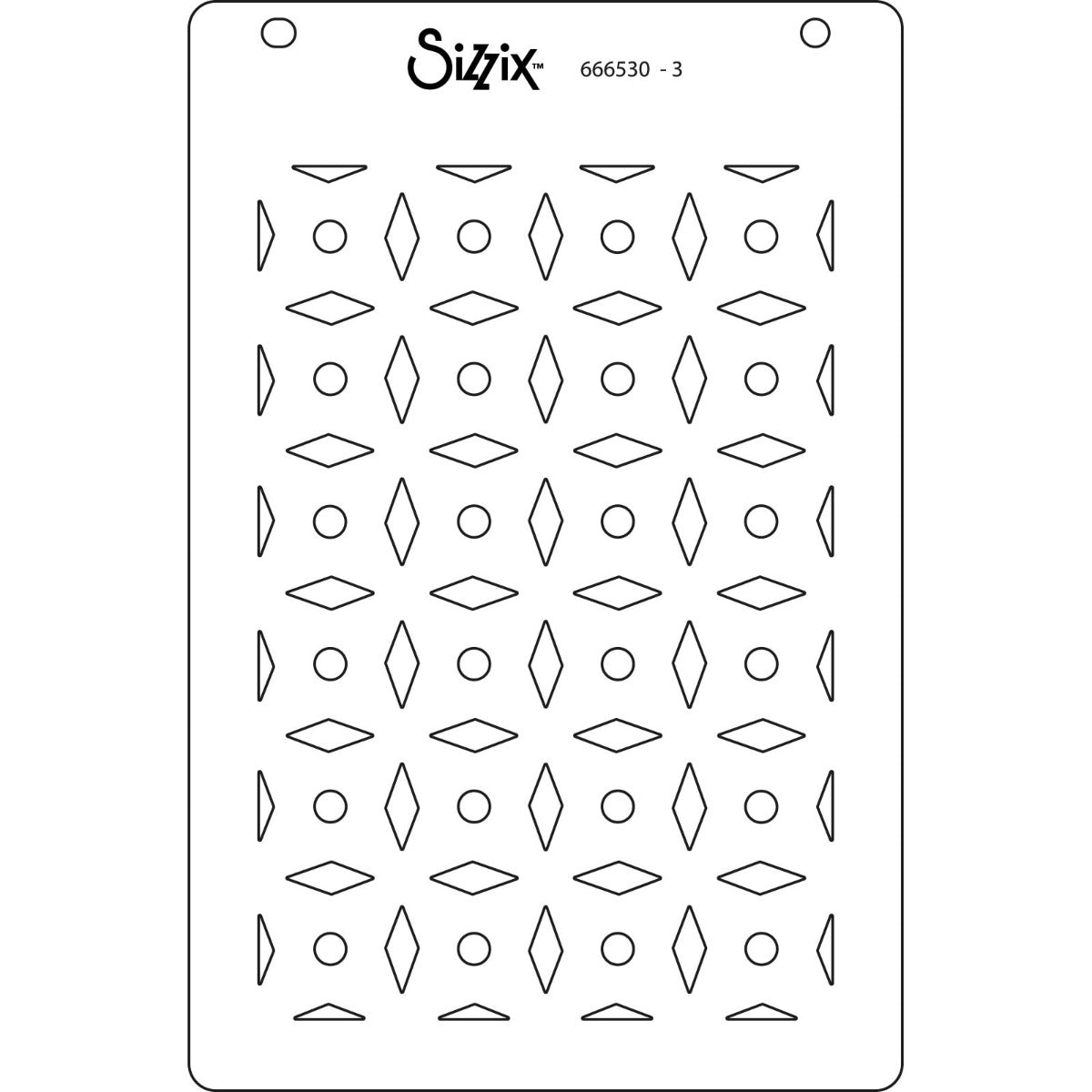sizzix-layered-stencils-geo-crystals-schablonen-a6-4er image 4