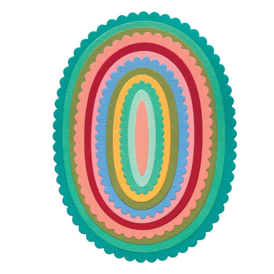 sizzix-framelits-stanzschablonen-fancy-ovals-12tlg-oval image 1