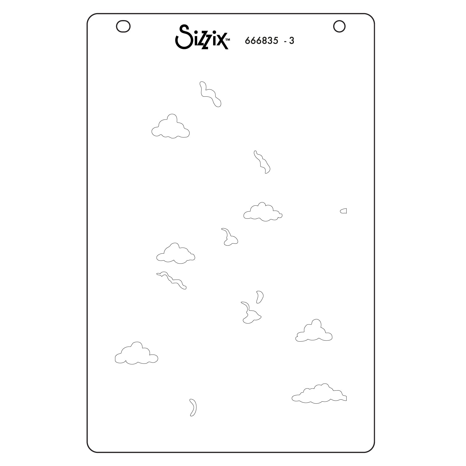 sizzix-layered-stencils-in-the-clouds-schablonen-a6-4er-wolken image 4
