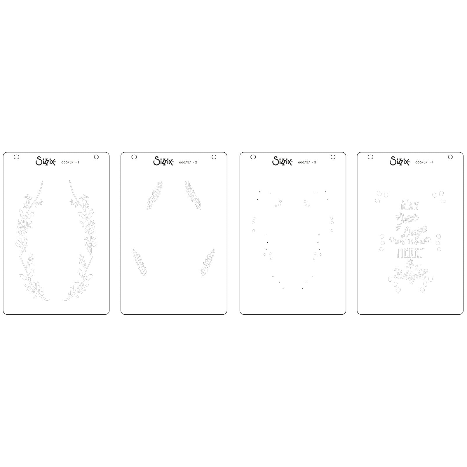 sizzix-layered-stencils-merry-bright-3-schablonen-a6-4-tlg image 5