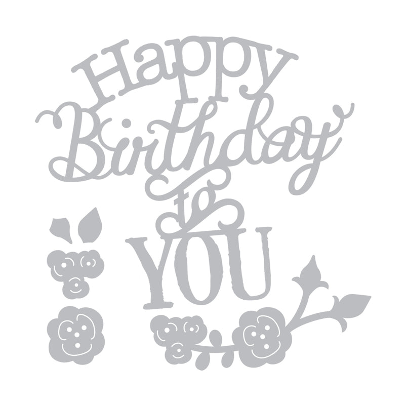 sizzix-thinlits-phrase-happy-birthday-stanzschablonen-3-tlg image 2
