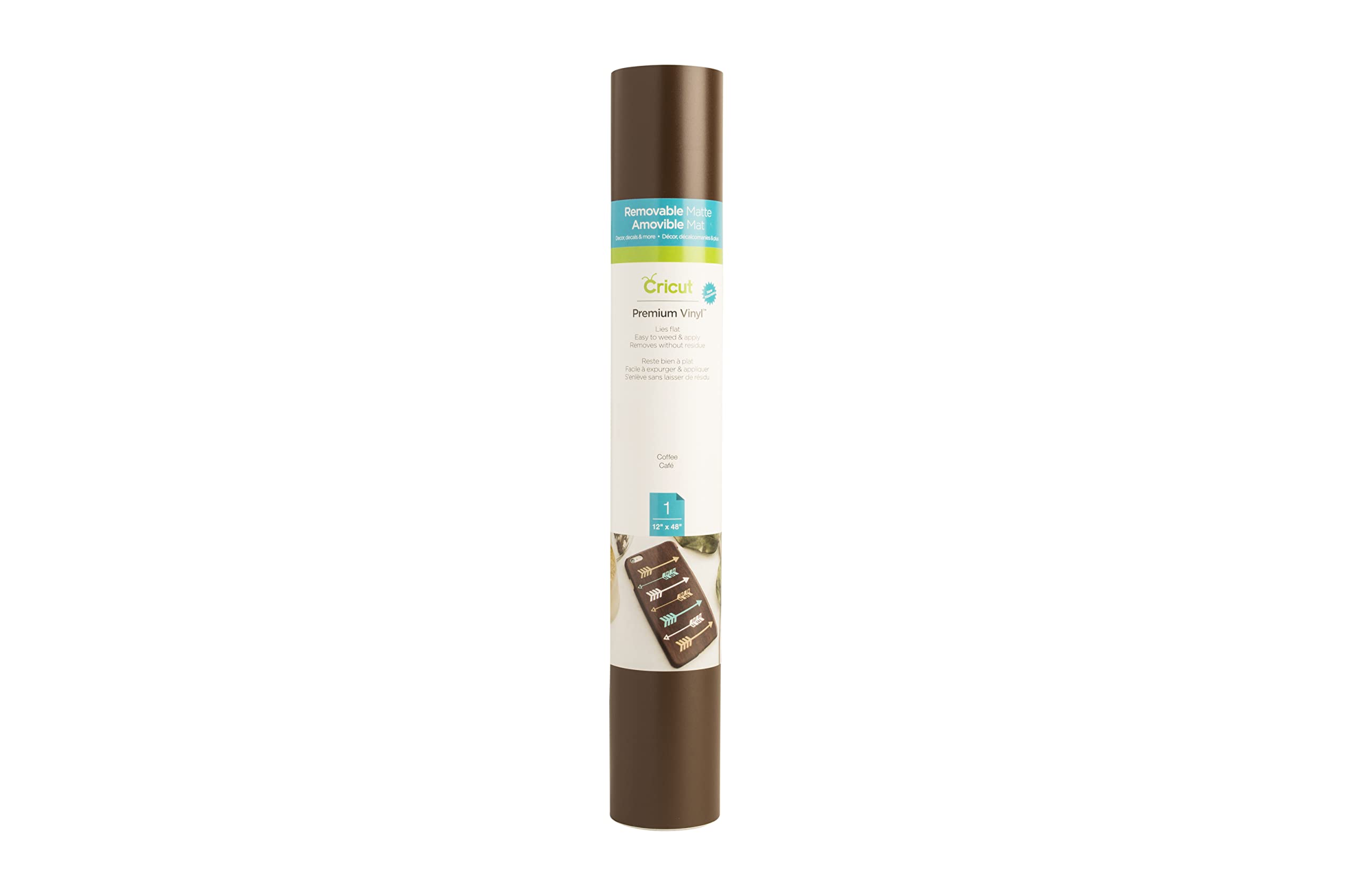 cricut-maker-premium-vinyl-coffee-30-5-x-122-cm-abnehmbar image 1