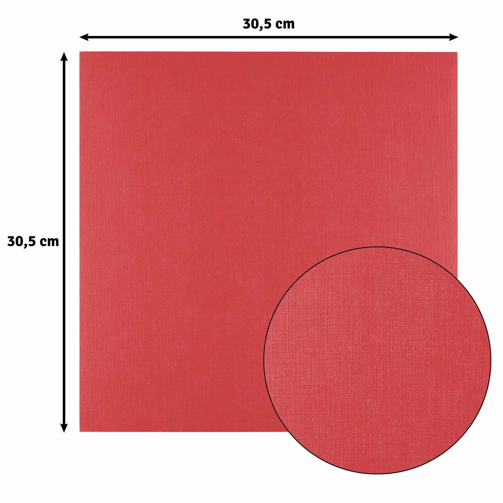 vaessen-creative-florence-tonkarton-leinen-rot-10-bogen-250g image 2