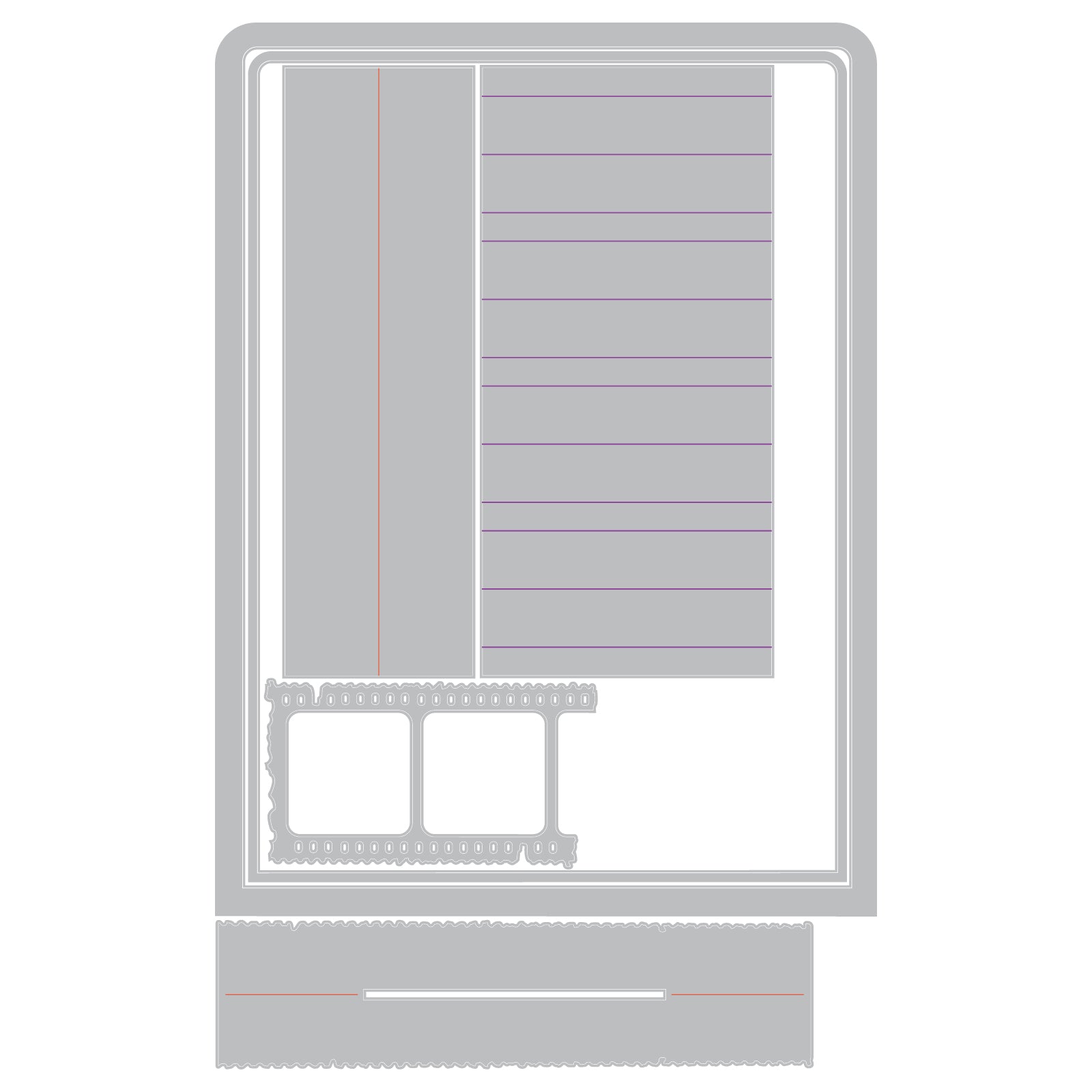 sizzix-thinlits-build-an-album-stanzformen-6-tlg image 4