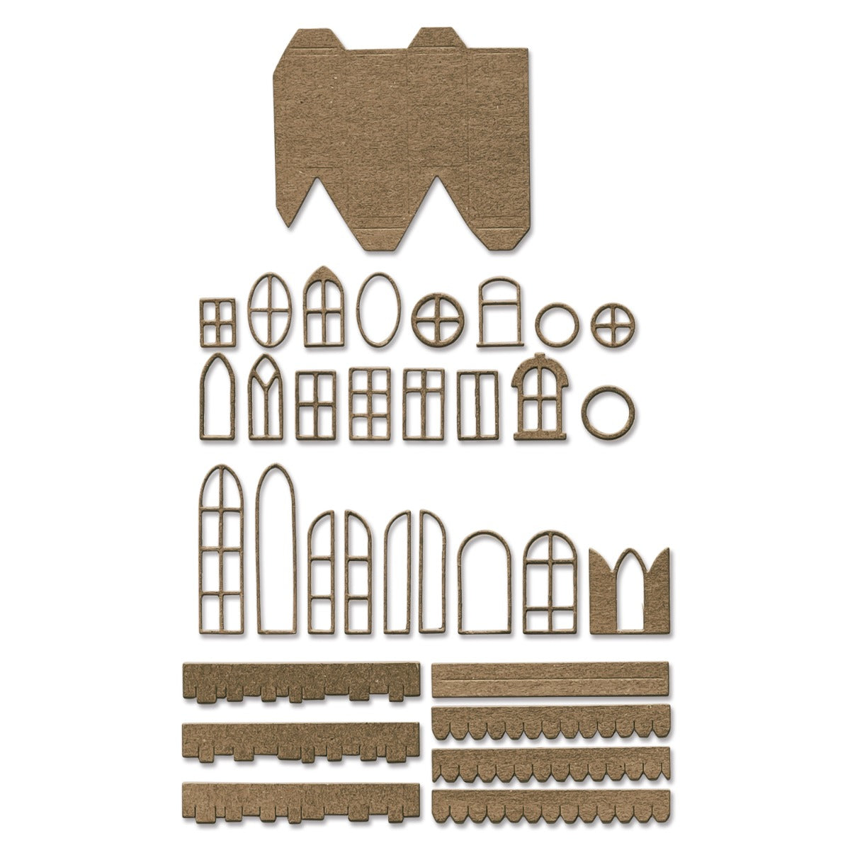 sizzix-thinlits-village-collection-tim-holtz-stanzschablone-87tlg image 2