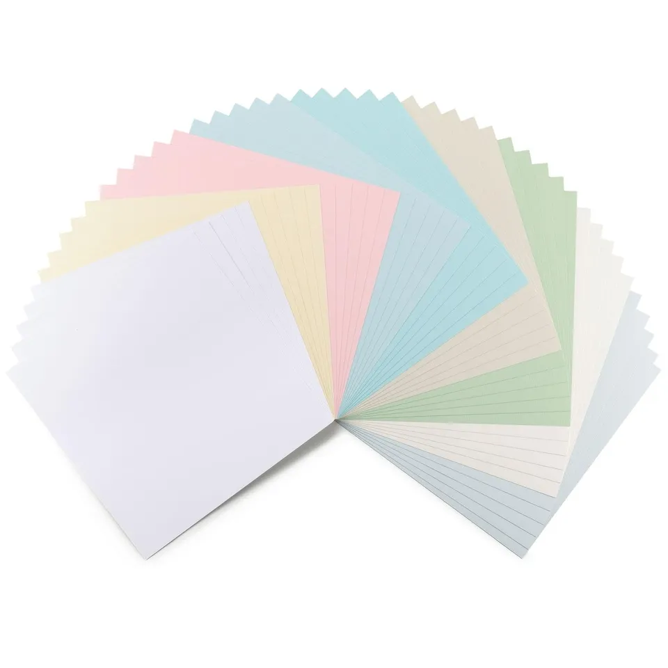 florence-tonkarton-pastell-30-5x30-5cm-45-blatt-250g-leinen image 1