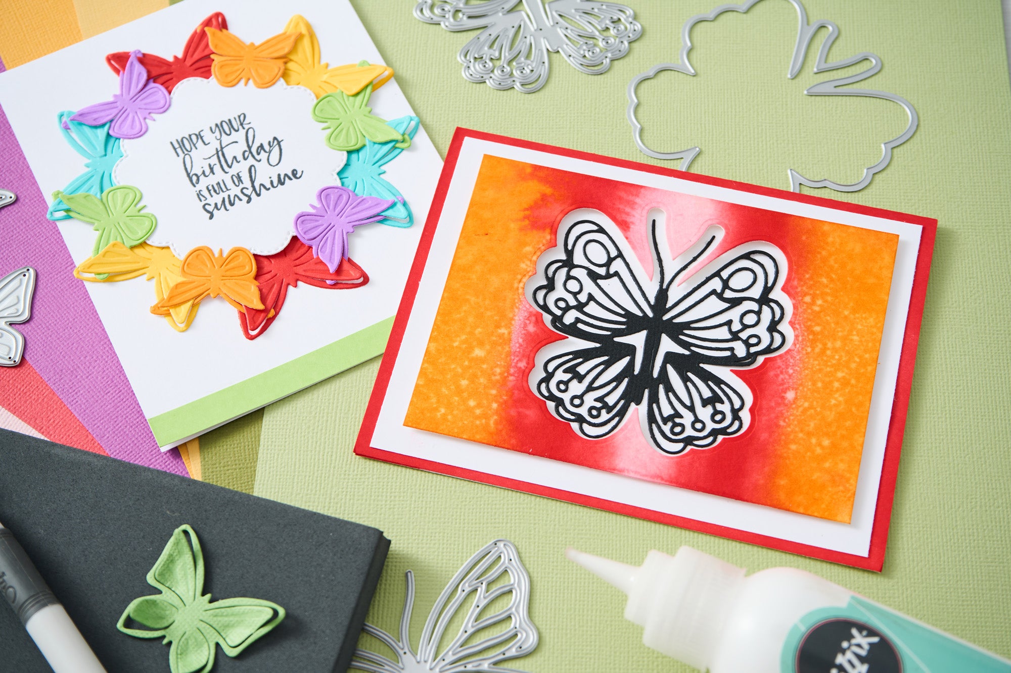 sizzix-thinlits-spring-wings-stanzschablonen-9tlg-schmetterling image 4