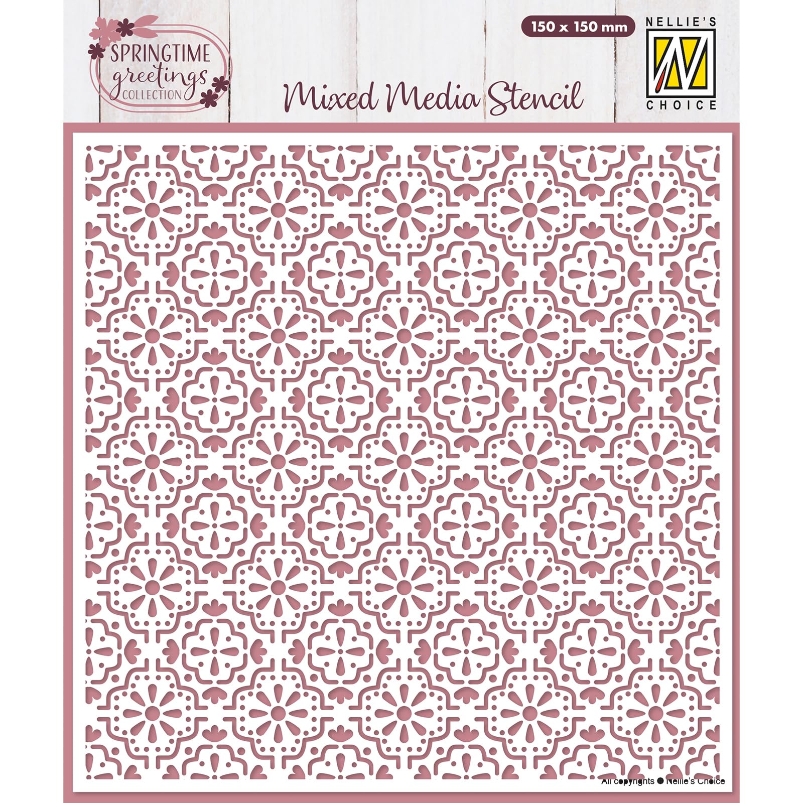 nellie-s-choice-cut-easy-schablonen-stempel-ostern-6er-wiederverwendbar image 2