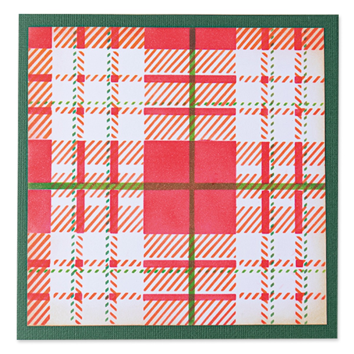 sizzix-layered-stencils-tartan-schablonen-4tlg-olivia-rose image 1
