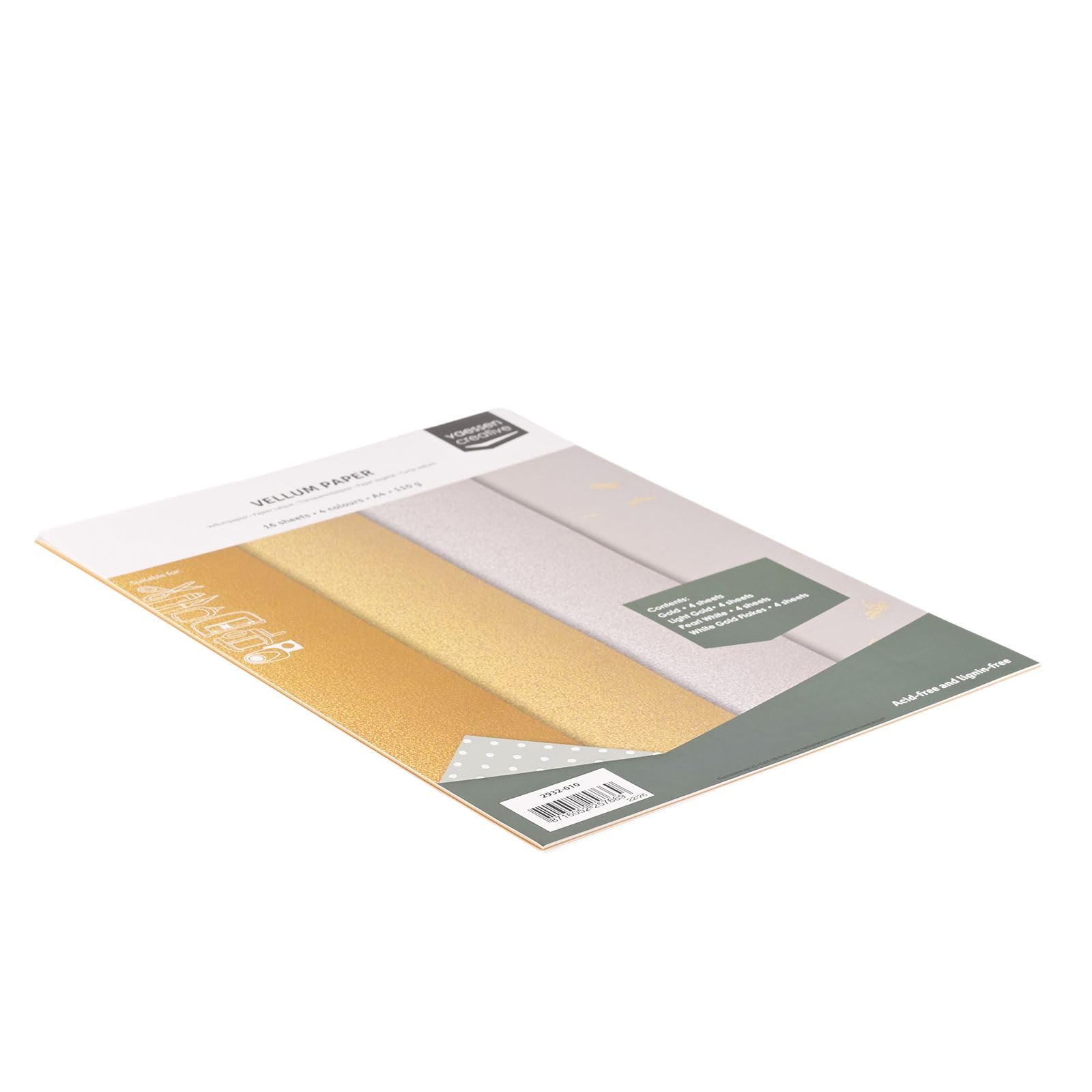vaessen-creative-florence-transparentpapier-a4-wei-gold-16-b-gen image 4