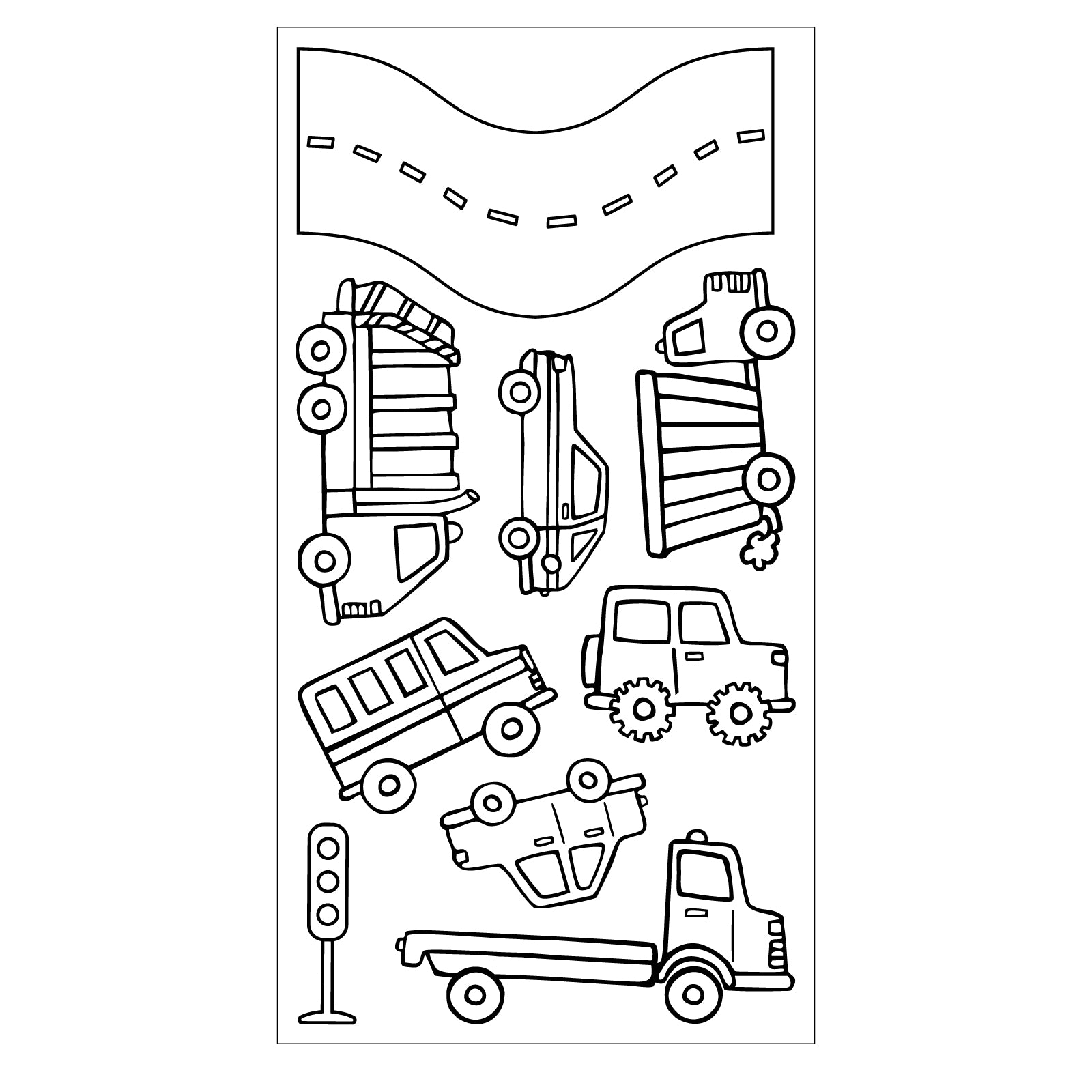 sizzix-framelits-with-stamps-cars-trucks-stempel-18-tlg image 6
