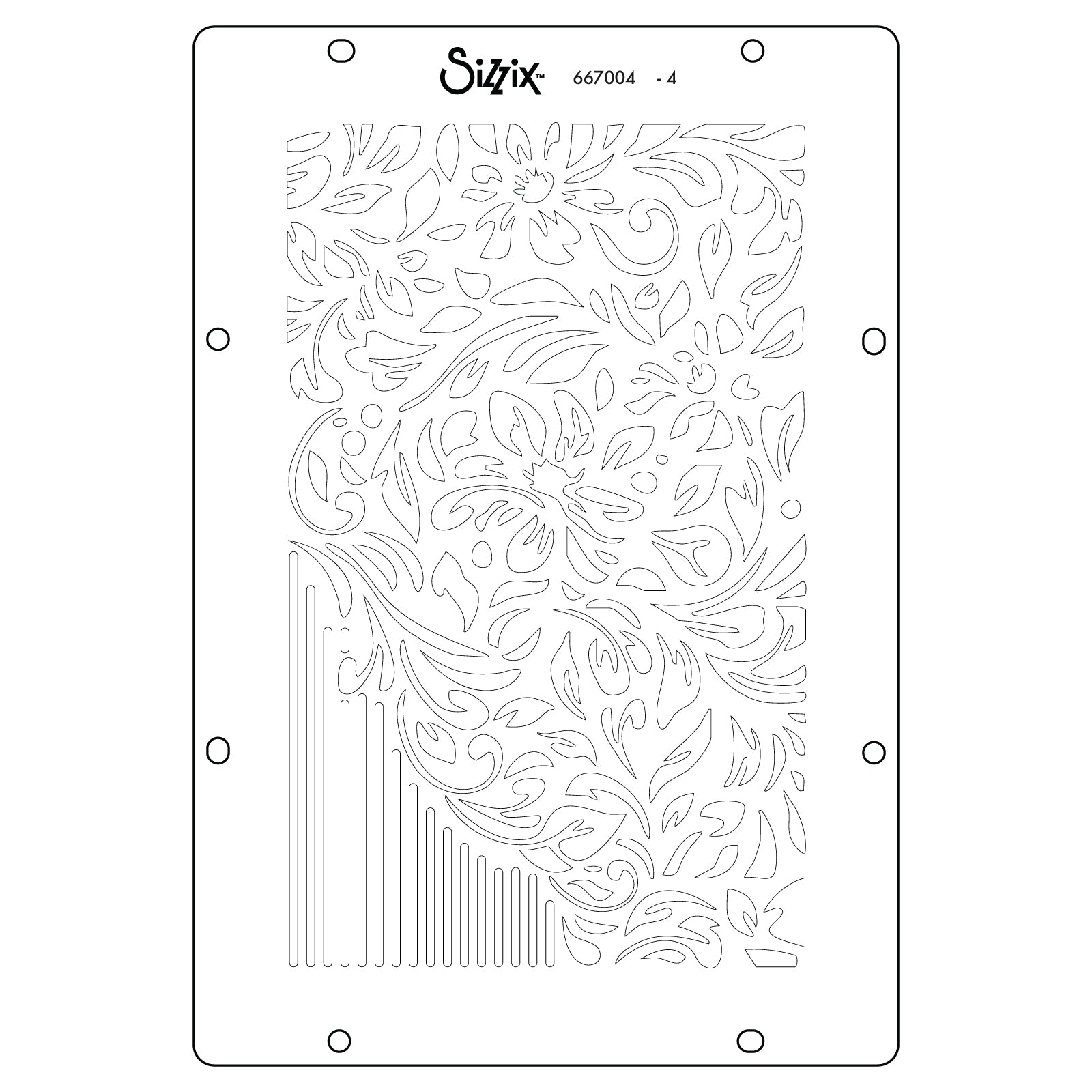 sizzix-studio-willow-wolfe-schablonen-4er-set-backgrounds image 8
