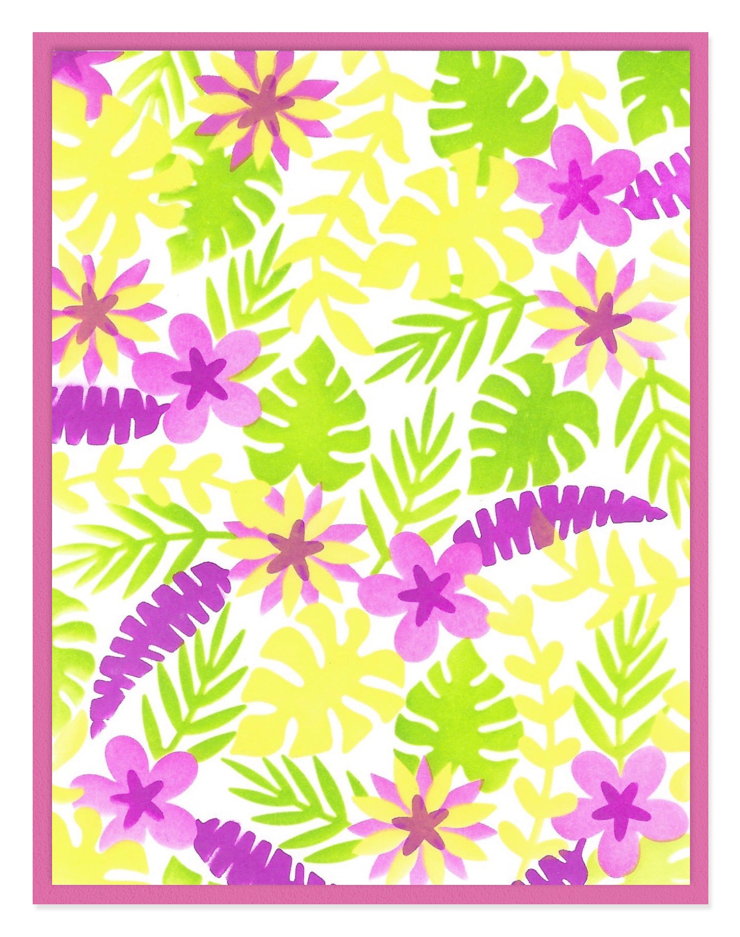 sizzix-layered-stencils-a6-its-a-jungle-out-there-4er-dschungel image 1