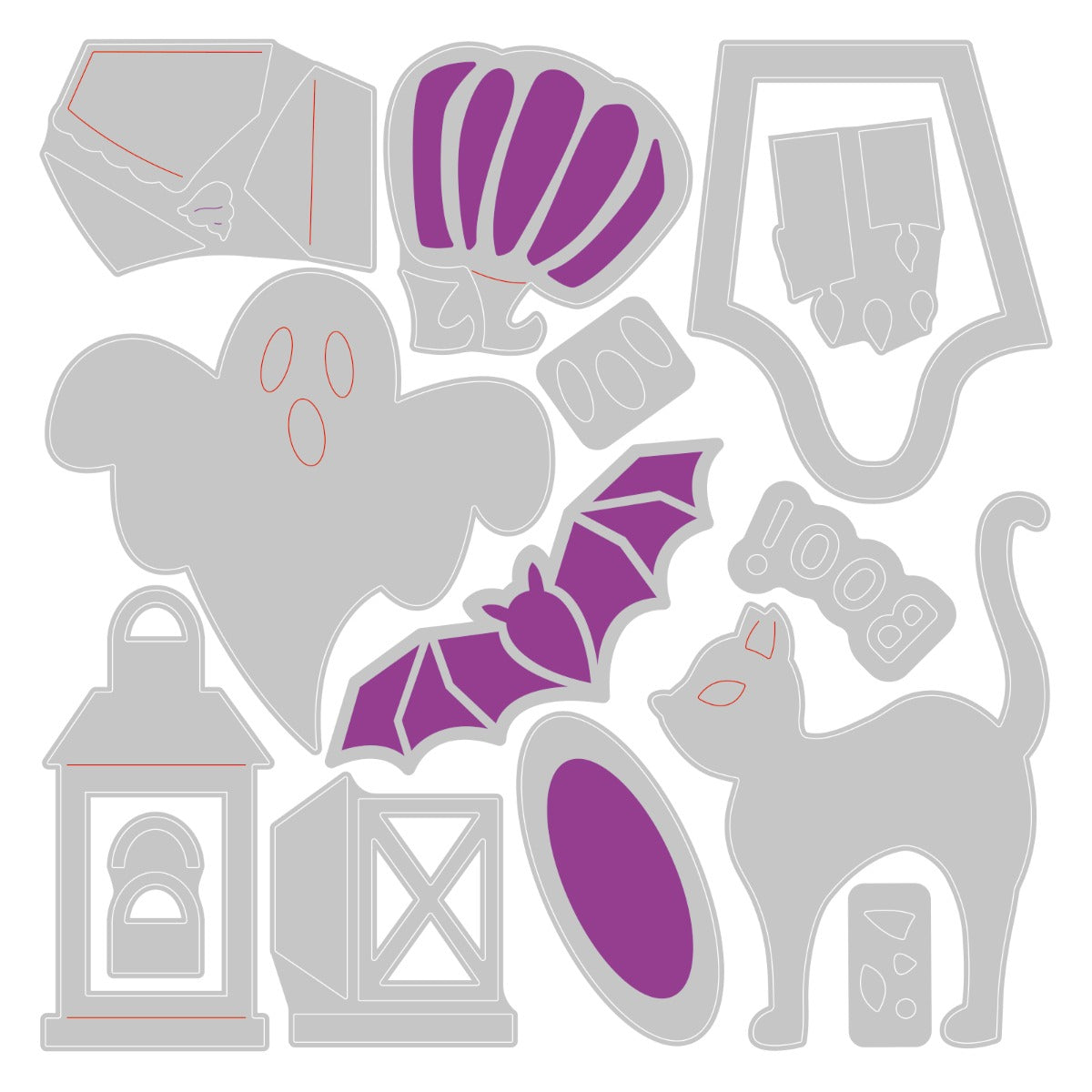 sizzix-thinlits-halloween-motifs-stanzschablone-14-tlg-halloween image 2