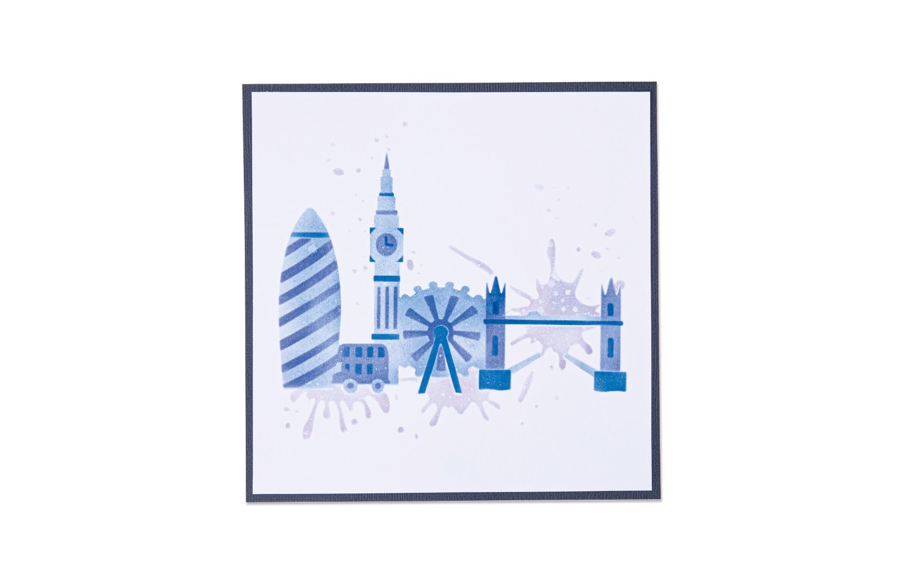 sizzix-layered-stencils-schablone-skyline-london-4er-set image 1