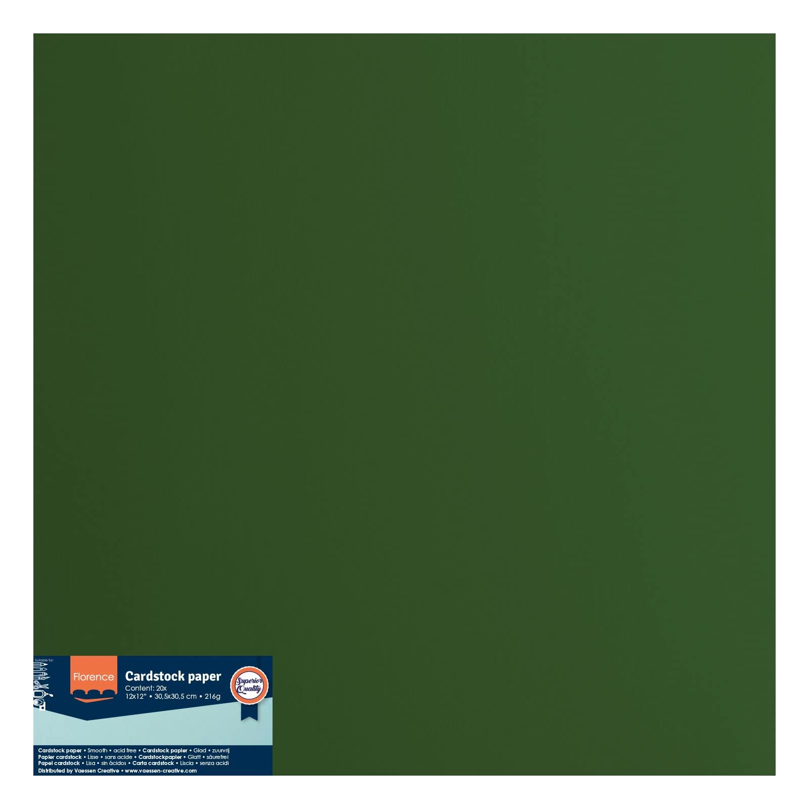 vaessen-creative-florence-cardstock-gr-n-30-5cm-20-blatt-216g image 6