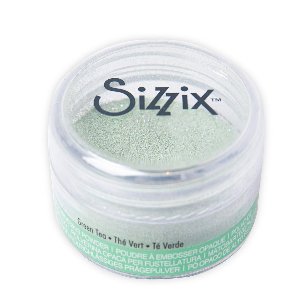 sizzix-making-essential-embossingpulver-green-tea-12g image 1