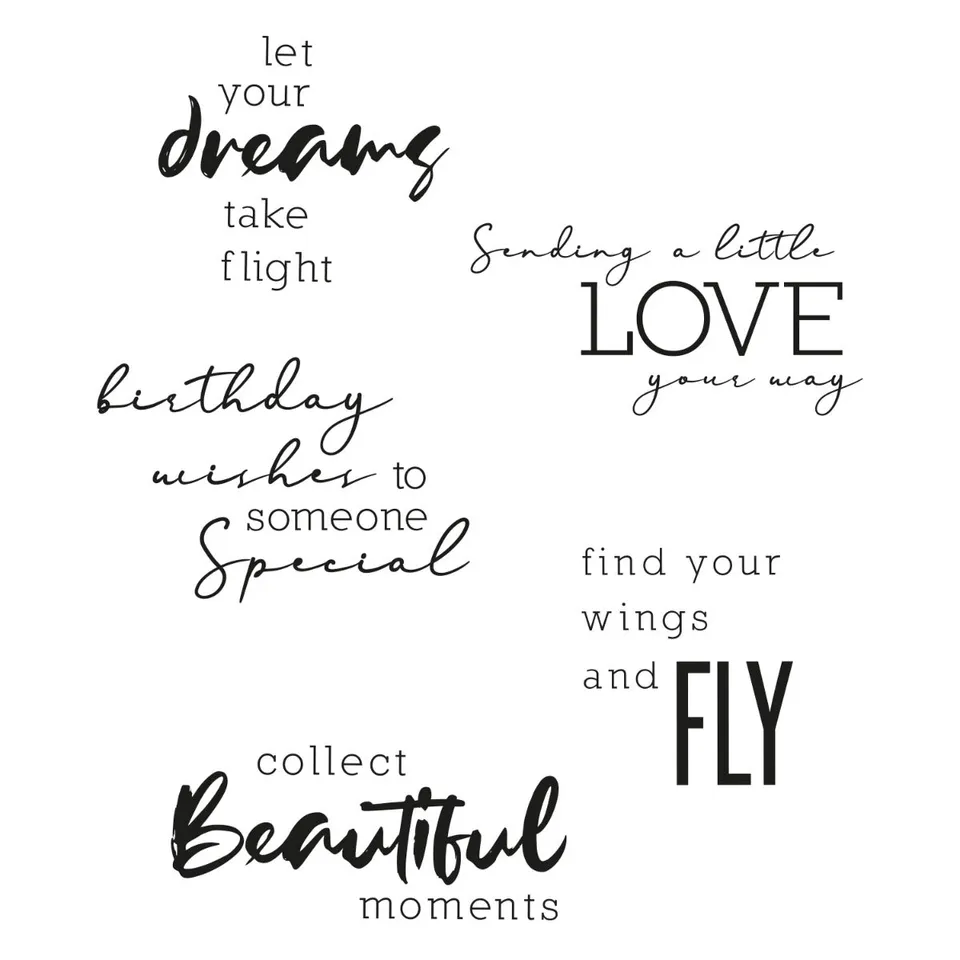 sizzix-clear-stamps-sunnyside-sentiments-3-stempelset-5er-gr-e image 1