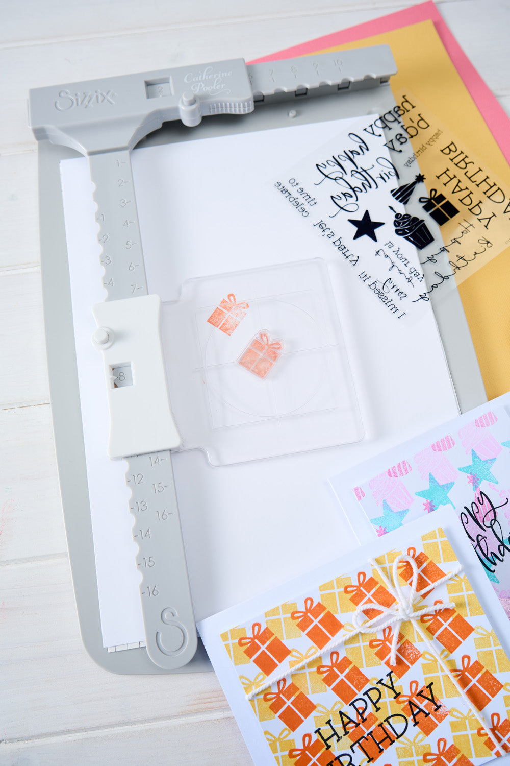 sizzix-clear-stamps-birthday-sentiments-stempel-13tlg-geburstag image 4