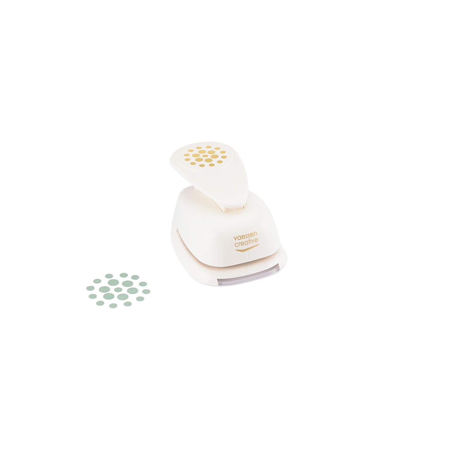 vaessen-cut-easy-motivstanzer-konfetti-5cm-wei-gold image 3