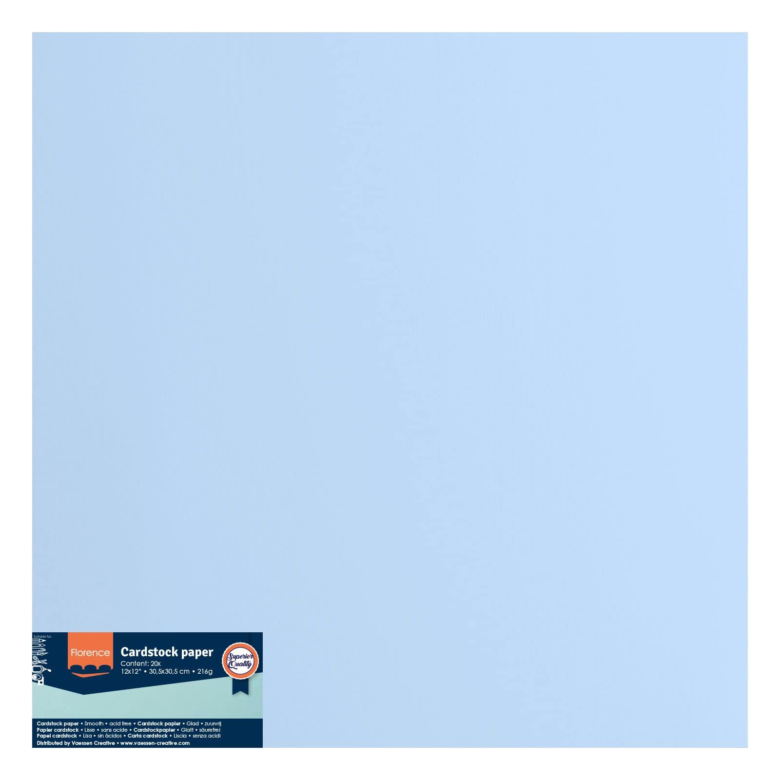 vaessen-creative-florence-cardstock-blau-30-5x30-5-cm-20-blatt image 6